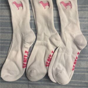 3 New pairs of women’s pink socks